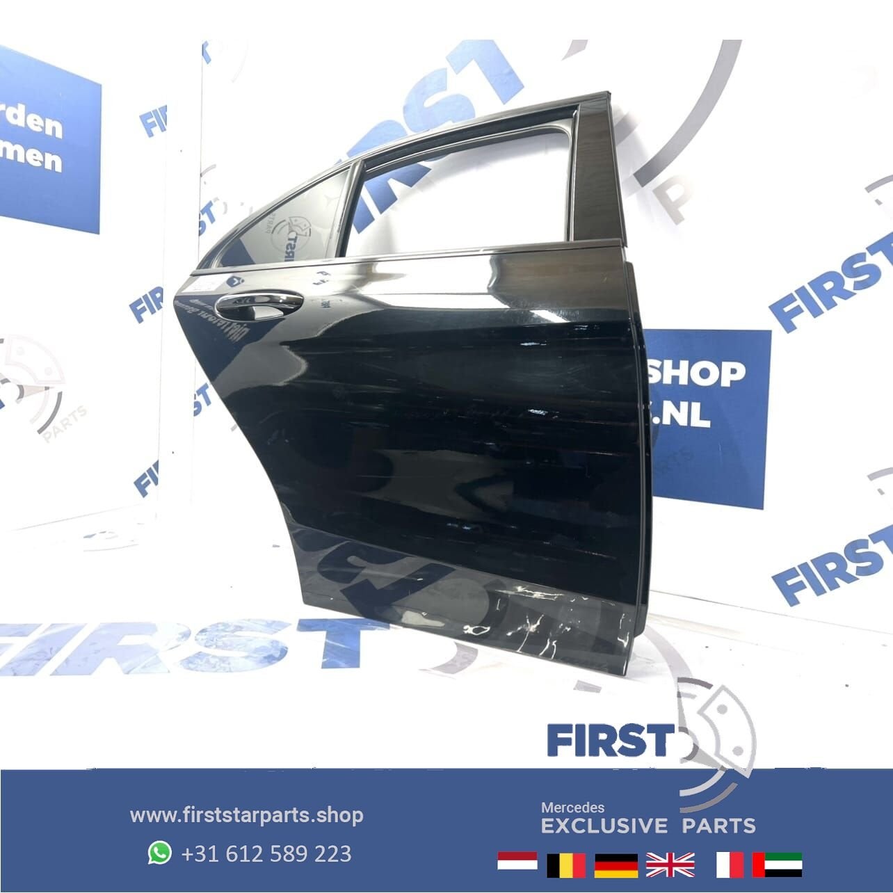 W205 DEUR RECHTSACHTER C Klasse COMPLEET PORTIER RECHTS ACHT, Gebruikt, -, Deur, Achter