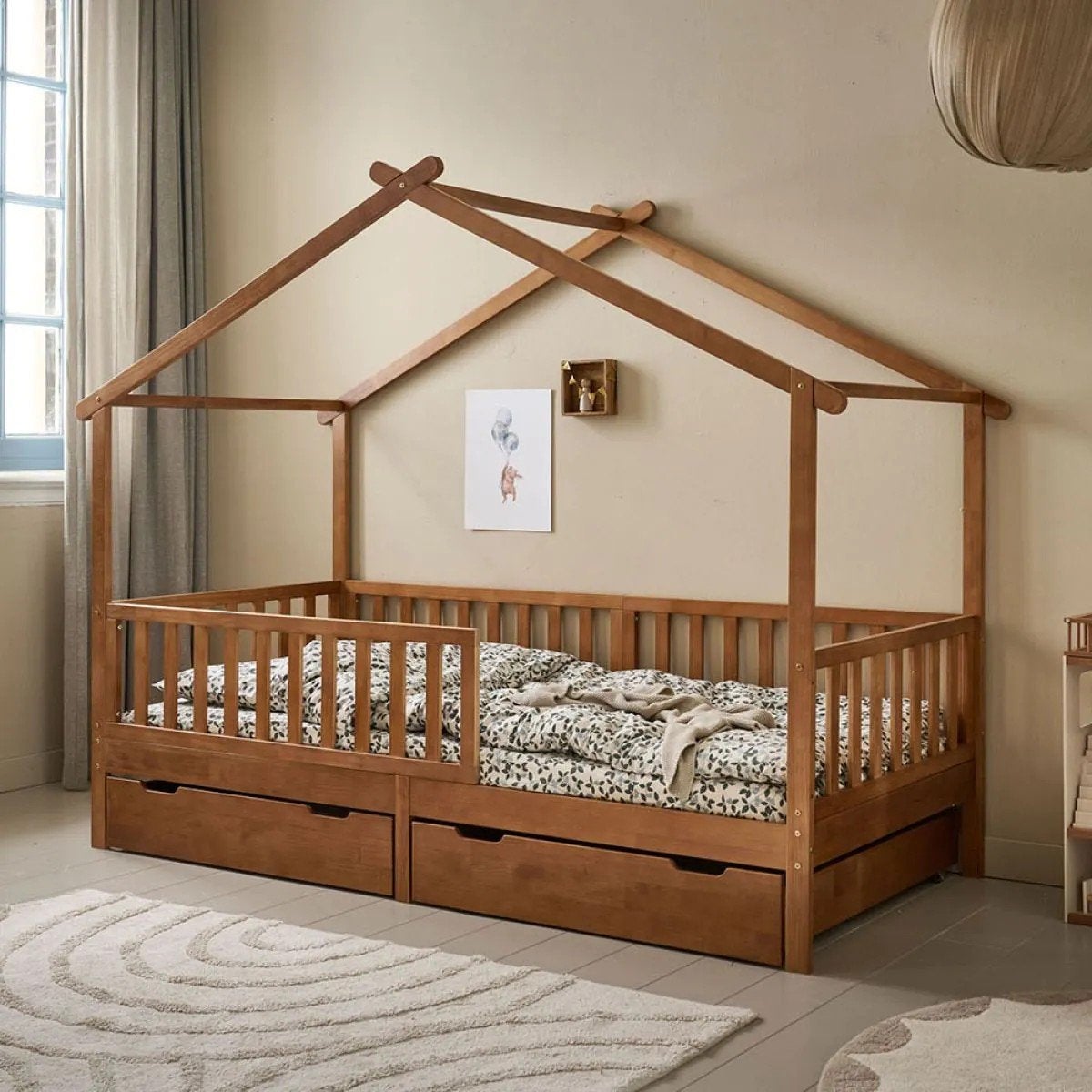 Petite Amelie lades bedhuisje, Ophalen, Nieuw, 180 cm of meer, 85 tot 100 cm