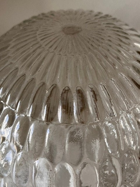 Vintage bollamp, Ophalen of Verzenden, Gebruikt, Glas