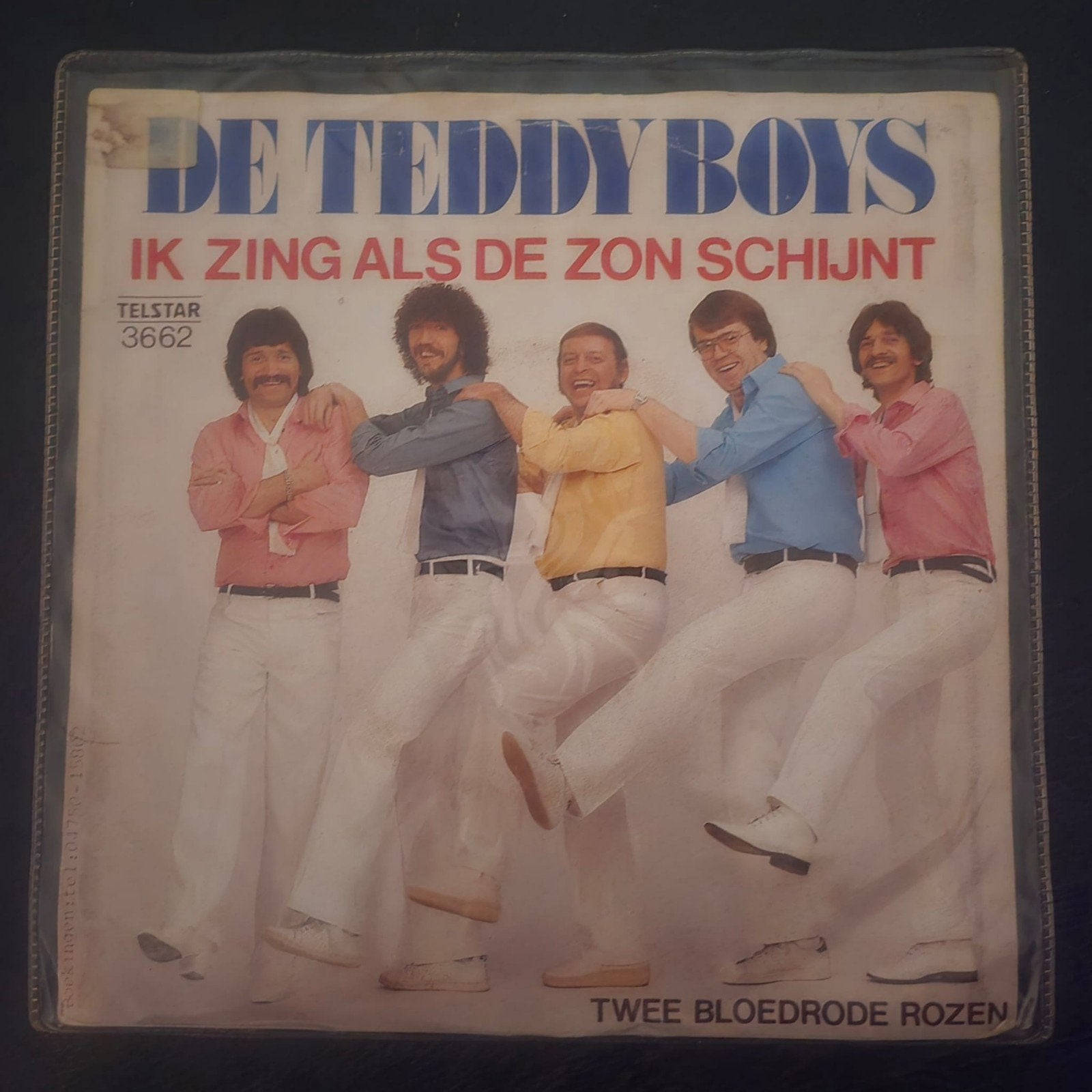 Teddy Boys zing als de zon schijnt, Cd's en Dvd's, Ophalen of Verzenden, Zo goed als nieuw, 7 inch, Nederlandstalig