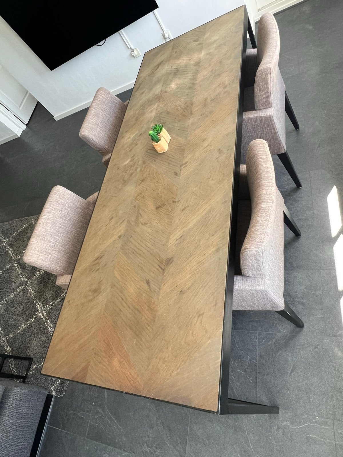 Eettafel/Werktafel Loods 5, Gebruikt, 50 tot 100 cm, 150 tot 200 cm, Vier personen