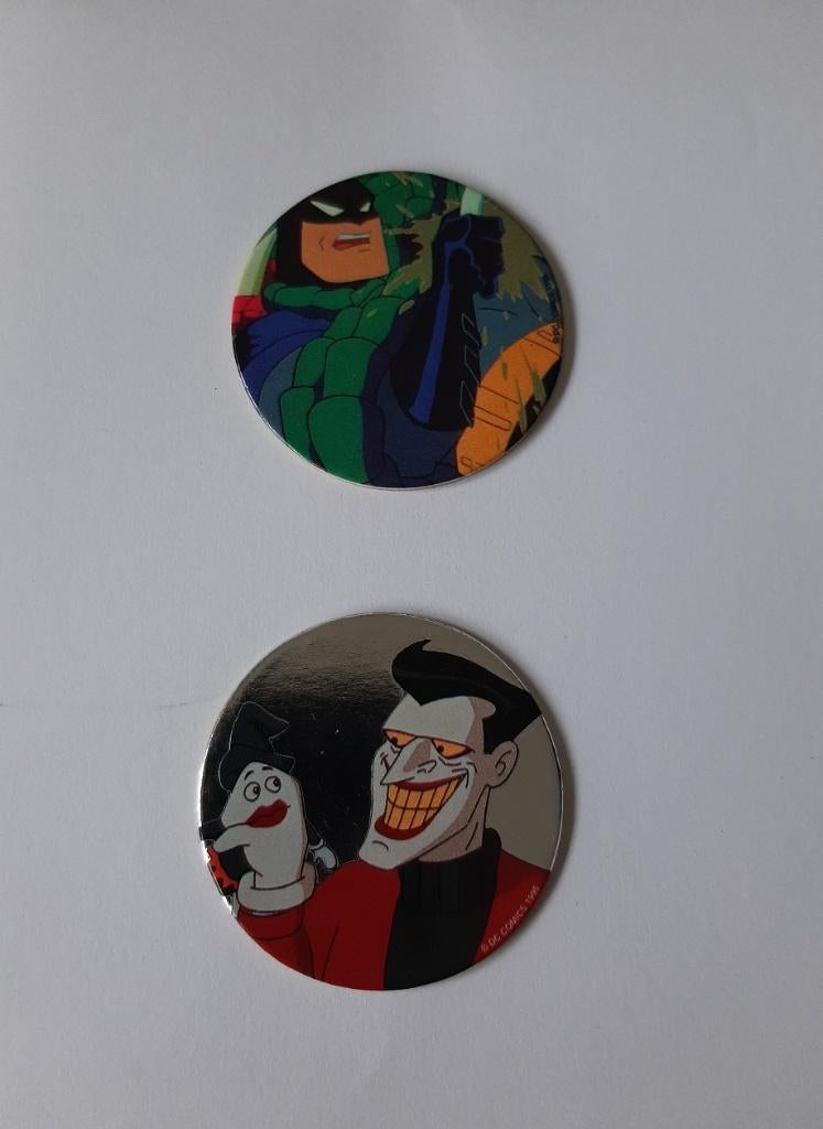 D.C Pog/flippo , 2 stuks , 90's, Ophalen of Verzenden, Losse flippo's