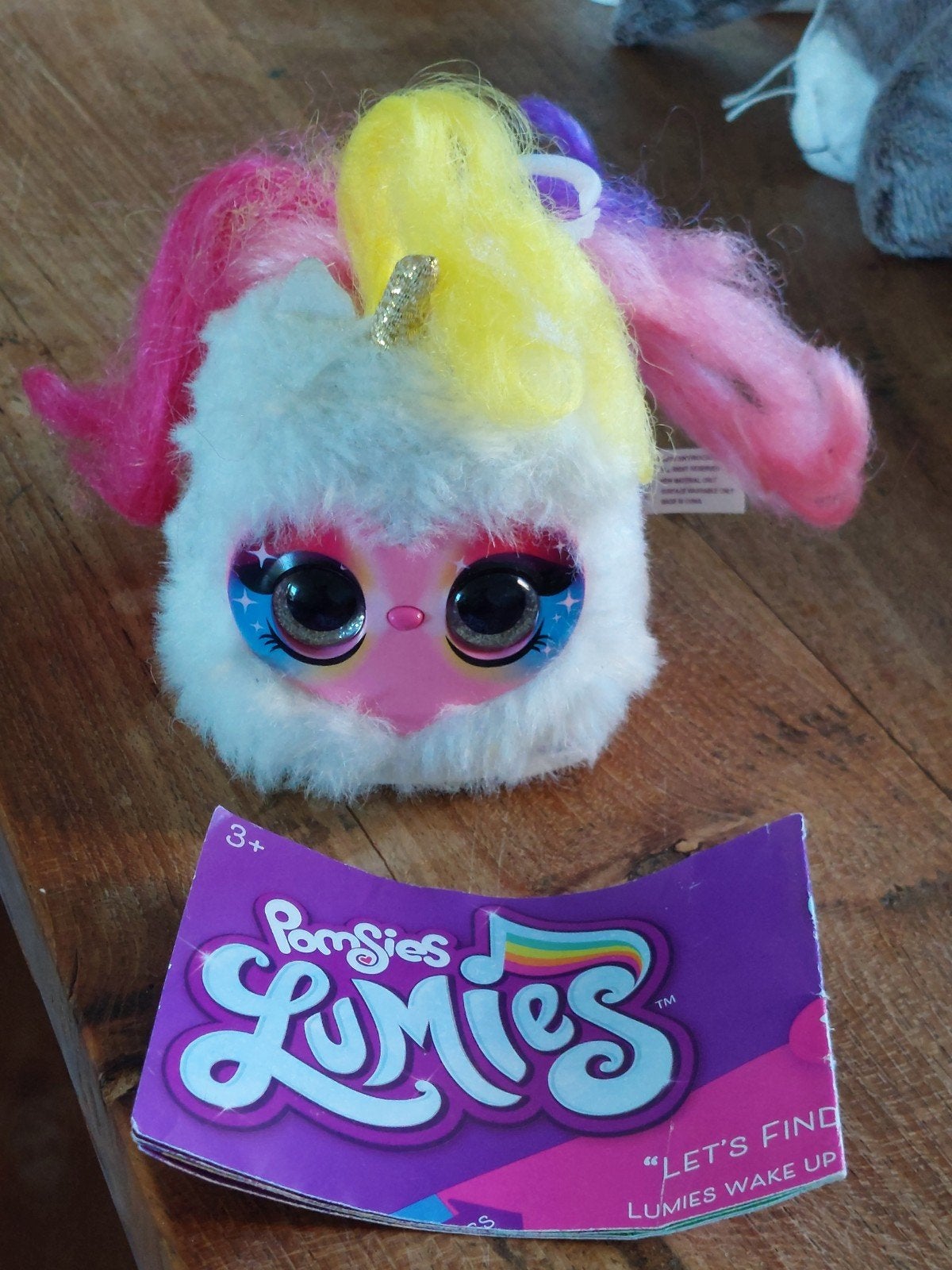 Pomsies Lumies interactief knuffelbeestje met licht, Kinderen en Baby's, Ophalen of Verzenden, Zo goed als nieuw, Jongen of Meisje