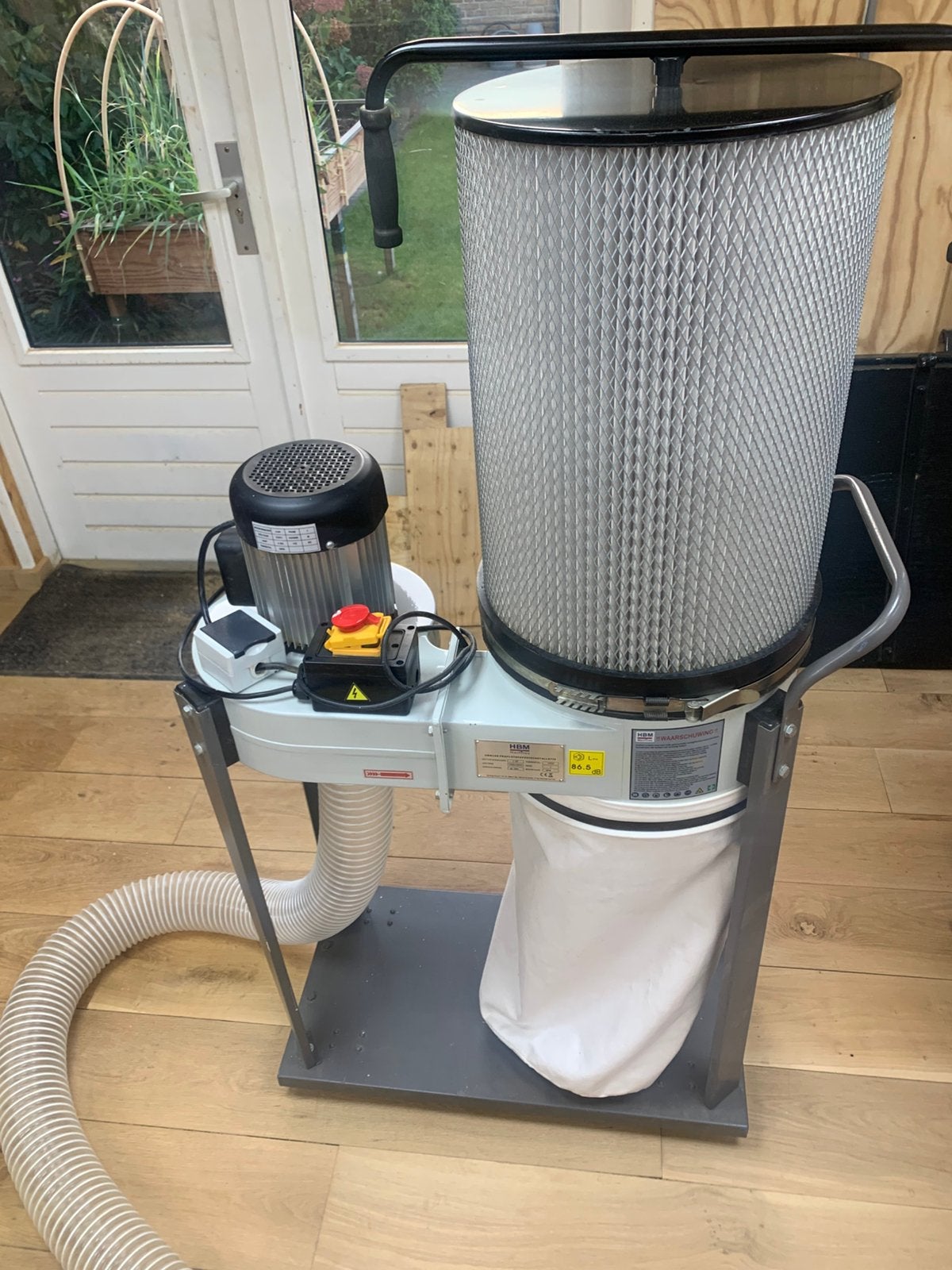 HBM stofafzuiginstallatie (HBM100 Profi), Ophalen, Gebruikt, Afzuiger