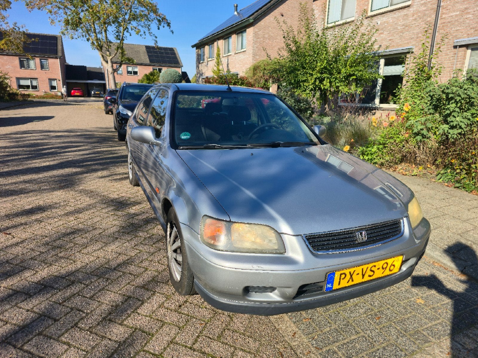 Honda Civic 1.4 I S 1997 Grijs, Auto's, Voorwielaandrijving, 40 €/maand, 1396 cc, Origineel Nederlands