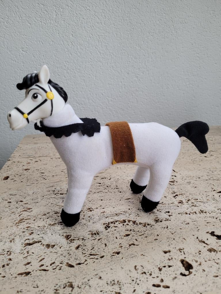 * Disney wit paard Samson Doornroosje Sleeping Beauty, Ophalen, Sneeuwwitje of Doornroosje, Zo goed als nieuw, Knuffel