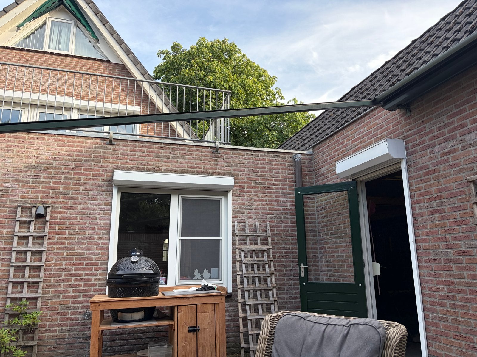 Rolluiken voor ramen en deuren, Doe-het-zelf en Verbouw, Rolluiken, Gebruikt, 200 cm of meer, Wit, 150 tot 200 cm