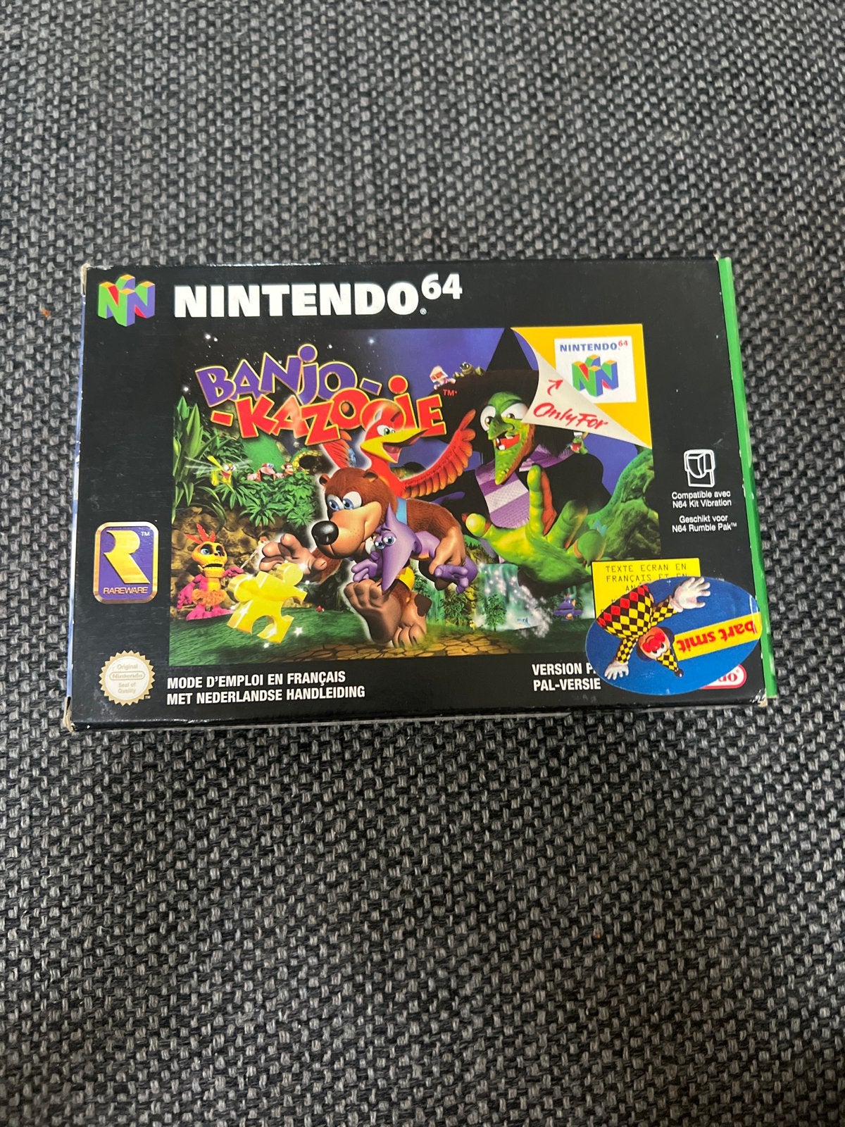 Banjo-Kazooie N64, Spelcomputers en Games, Games | Nintendo 64, Gebruikt, 1 speler, Ophalen of Verzenden, Platform