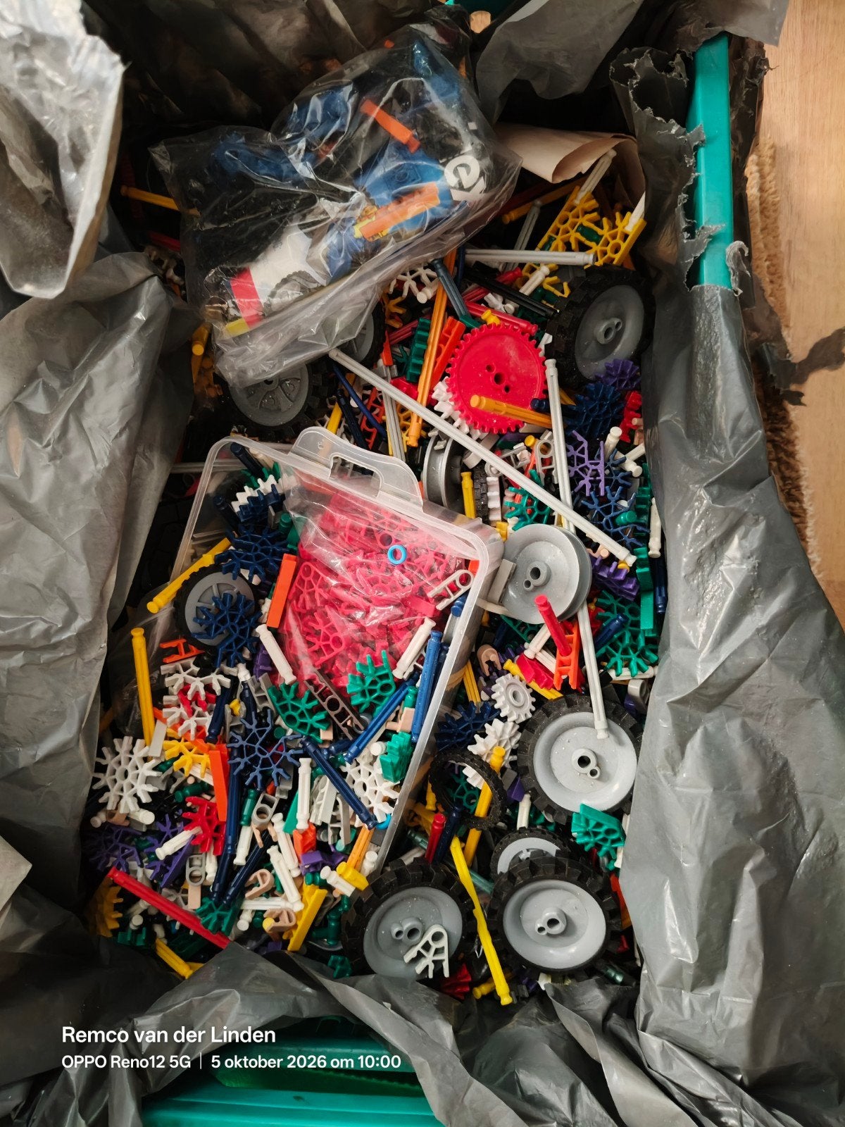 8kg knex en groene lege doos, Ophalen of Verzenden, Gebruikt, K'nex