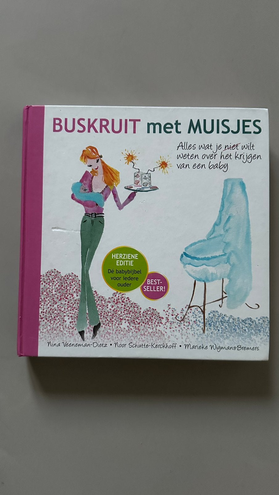 Nina Veeneman-Dietz - Buskruit met muisjes - Hardcover, Ophalen of Verzenden, Zo goed als nieuw, Nina Veeneman-Dietz; Marieke Wigmans-Bremers; Noor Schutte-Ke...