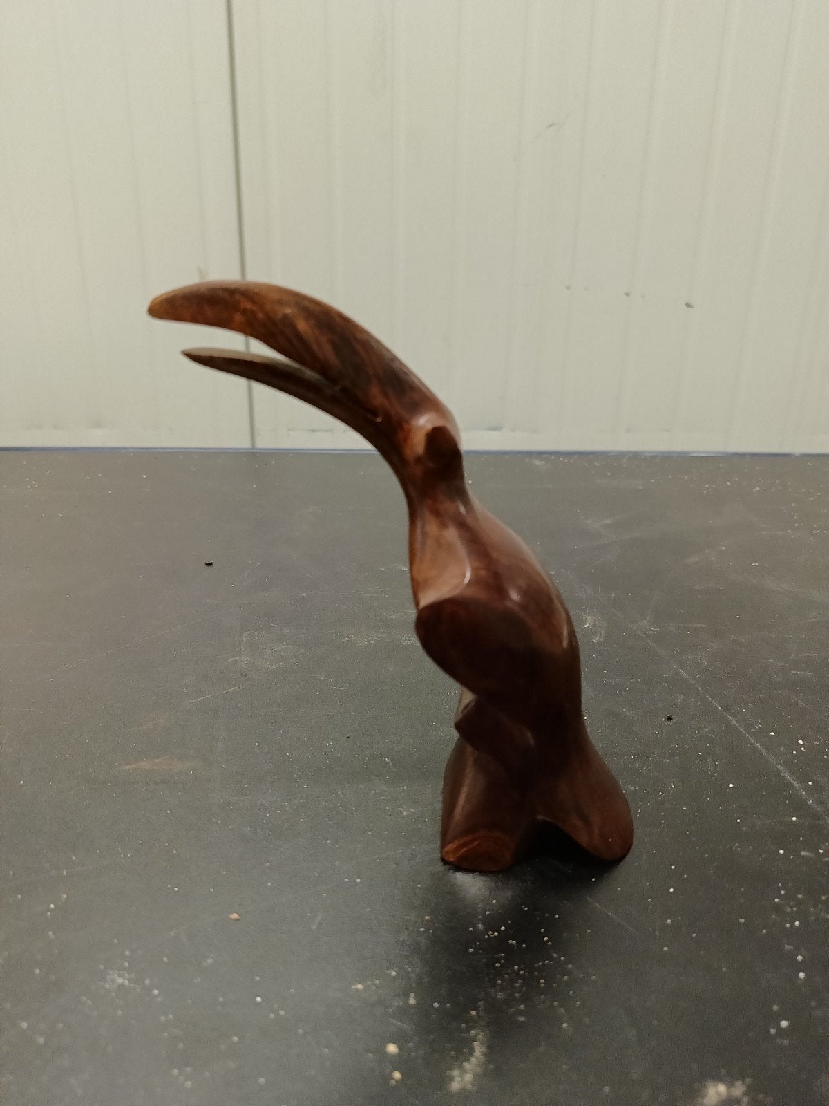 Vintage Handgesneden Houten Toekan / Tropische Vogel – 14 cm, Ophalen of Verzenden, Zo goed als nieuw, Dier
