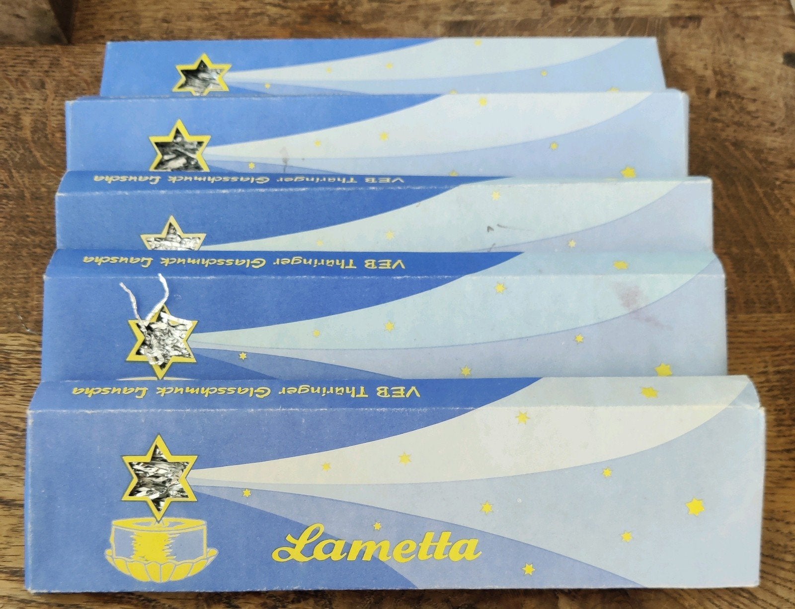 5 pakjes lametta, Ophalen of Verzenden