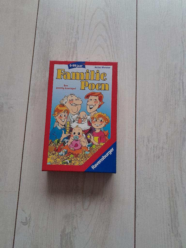 Spel Familie Poen, Hobby en Vrije tijd, Gezelschapsspellen | Kaartspellen, Een of twee spelers, Ophalen of Verzenden, Zo goed als nieuw