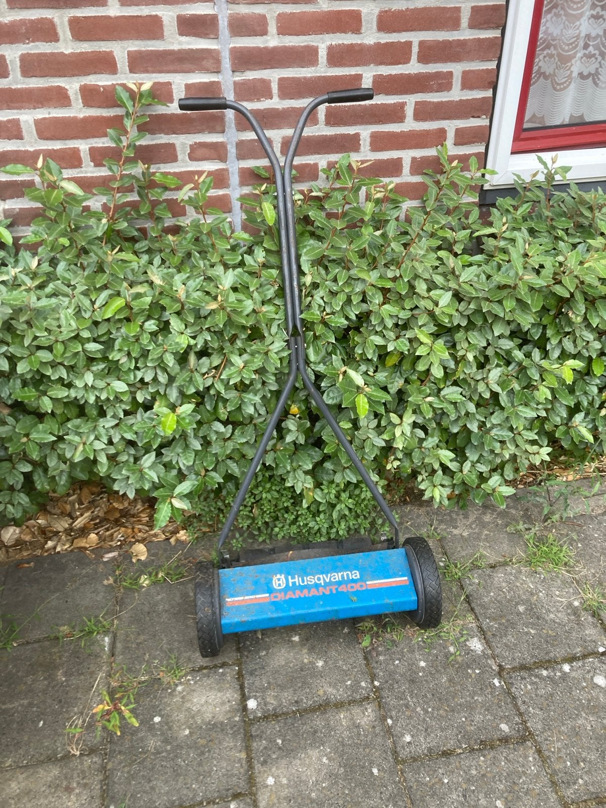 Husqvarna Diamant 400 handgrasmaaier, Tuin en Terras, Grasmaaiers, Gebruikt, Handgrasmaaier, Ophalen of Verzenden, 40 t/m 49 cm