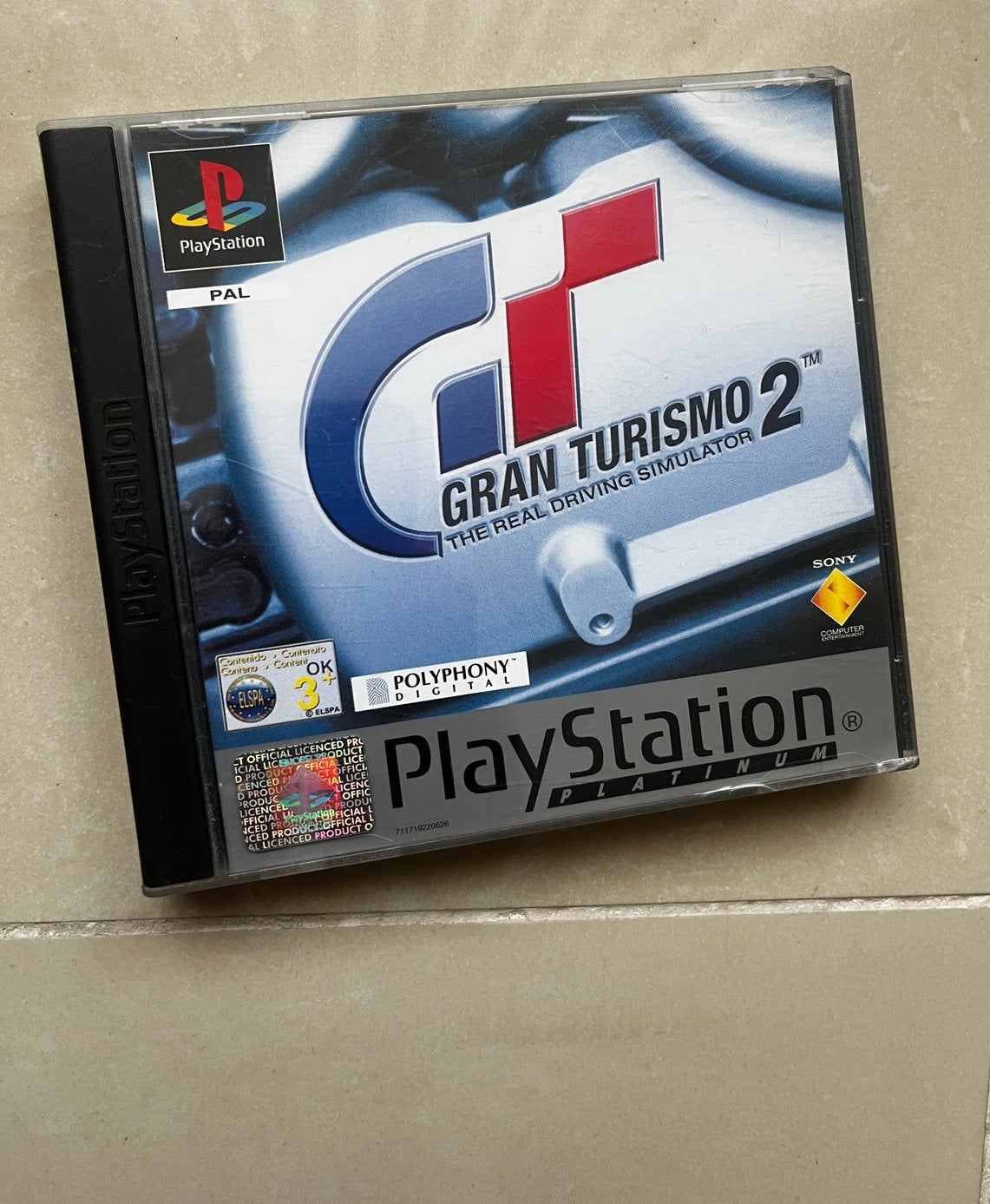 Grand Turismo 2  Playstation 1 Game Platinum, 1 speler, Racen en Vliegen, Ophalen of Verzenden, Zo goed als nieuw