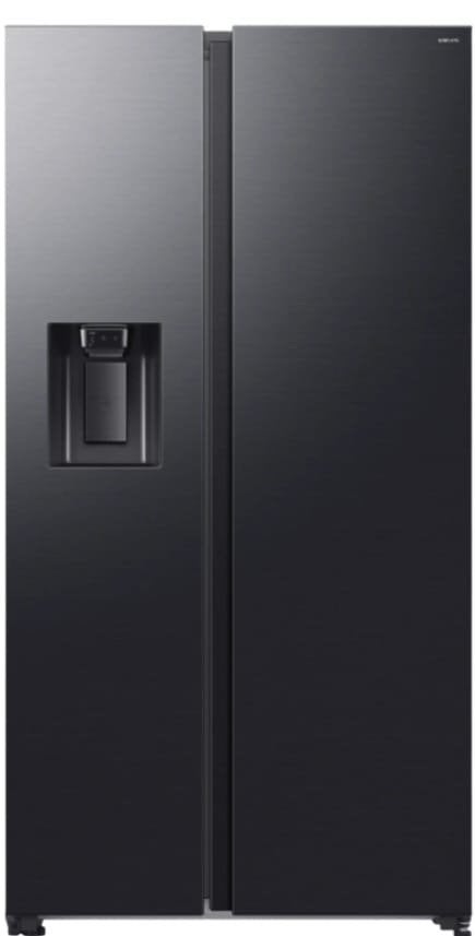Samsung Side-by-Side Koelkast met Waterdispenser, Ophalen, 200 liter of meer, 60 cm of meer, Met aparte vriezer