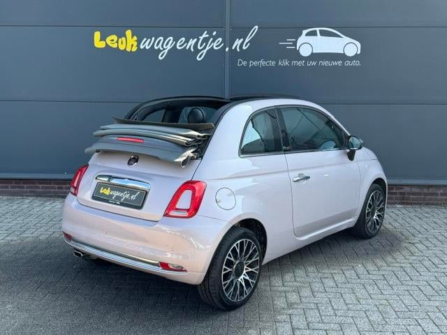 Fiat 500 C 1.2 Star Cabrio *carplay *cruise *airco *16 inch, Voorwielaandrijving, Gebruikt, Cabriolet, 4 stoelen