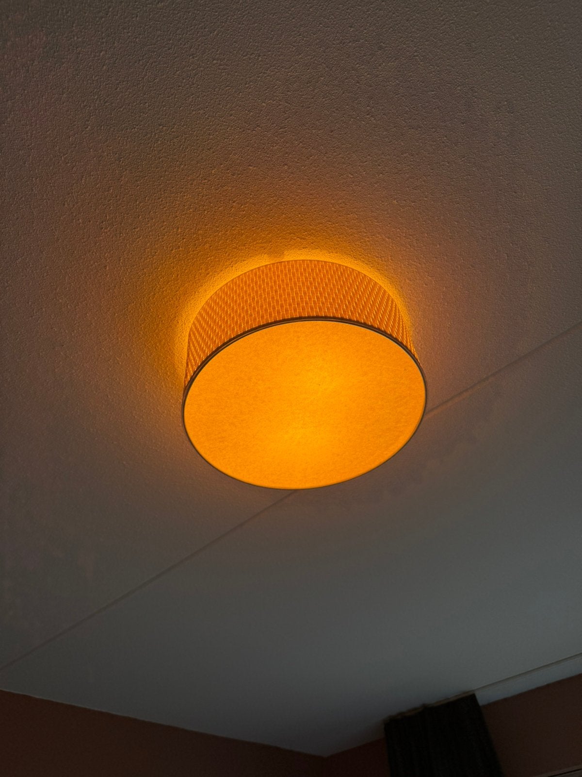 Plafondlamp ikea 35 cm gebroken wit/creme, Huis en Inrichting, Ophalen, Overige stijlen, E27 (groot), Plafondlamp