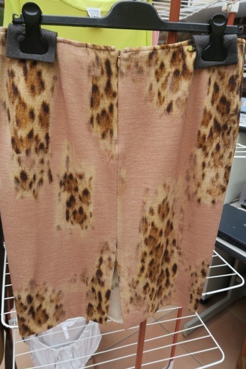Rokje oudroze dierenprint Blumarine mt 40 (it 44), Meerkleurig, Ophalen of Verzenden, Zo goed als nieuw, Knielengte