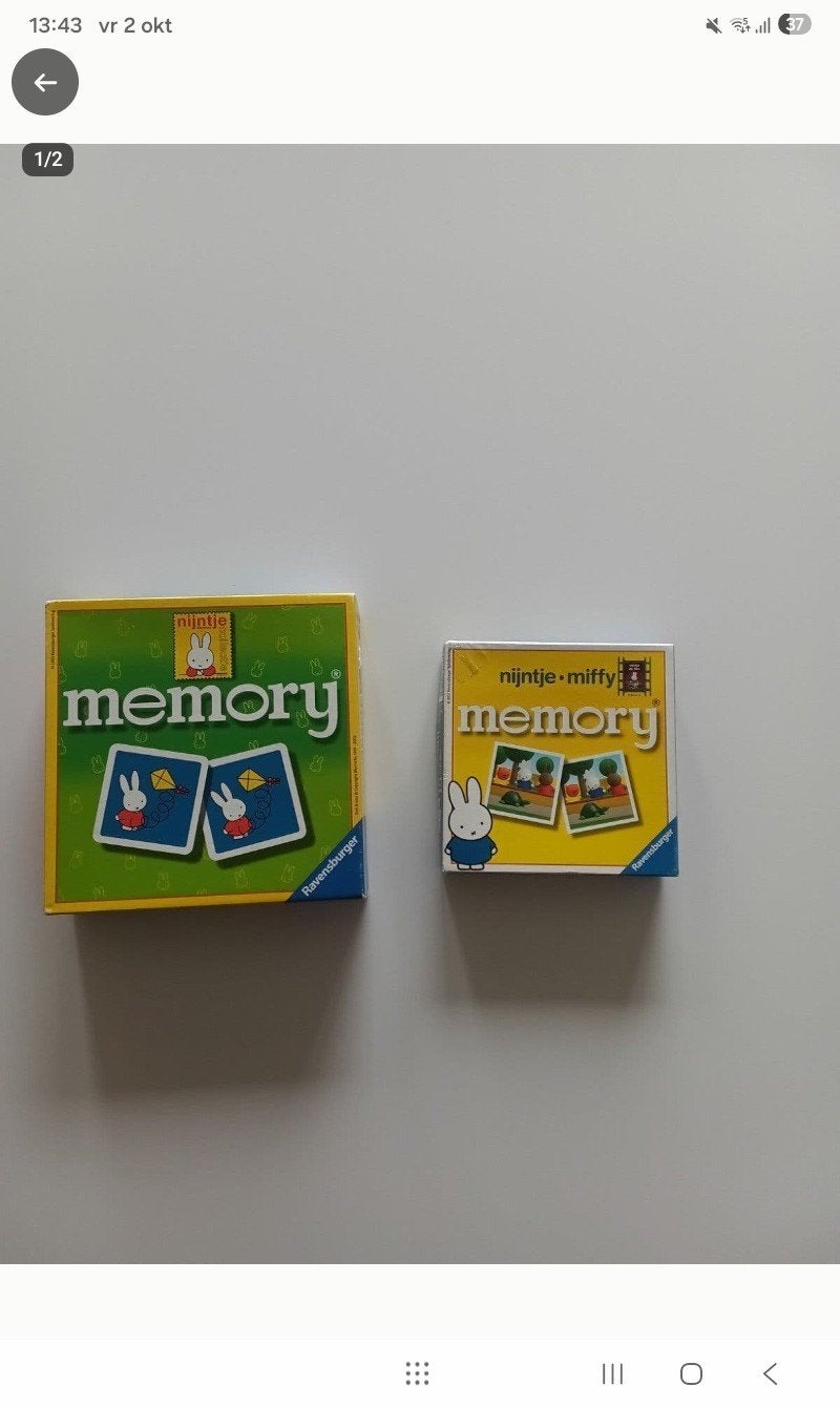 nijntje memory, Ophalen, Gebruikt, Ontdekken