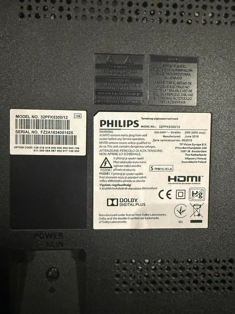 Philips 32PFL5300/12 HD Ready LCD TV, Ophalen, Philips, Gebruikt, 50 Hz