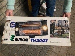 terrasverwarmers Eurom TH2007: wie biedt?, Tuin en Terras, Terrasverwarmers, Ophalen, Zo goed als nieuw, Elektrisch, Parasol