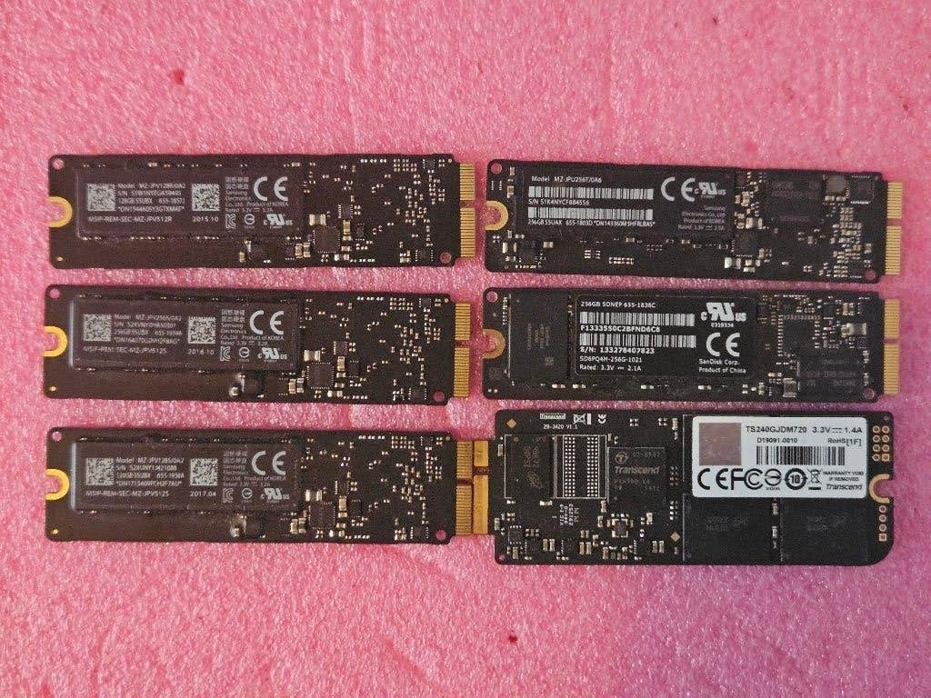 Partij Apple SSD's, Computers en Software, Harde schijven, Intern, Gebruikt, SSD, Ophalen of Verzenden