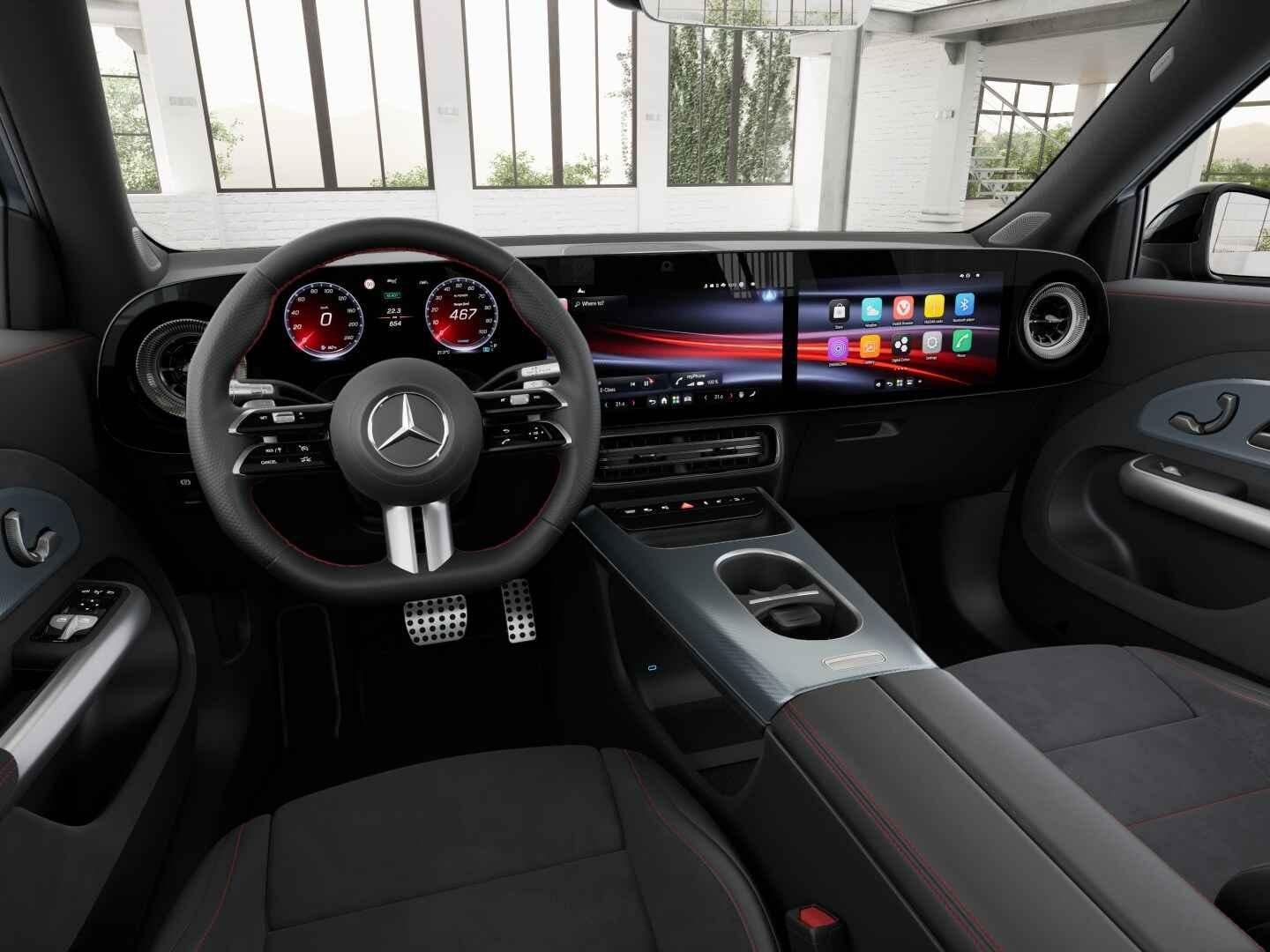 Mercedes-Benz GLB electric 250+ Business Solution AMG 85.5 k, Auto's, 2095 kg, Achterwielaandrijving, Zwart, 607 km