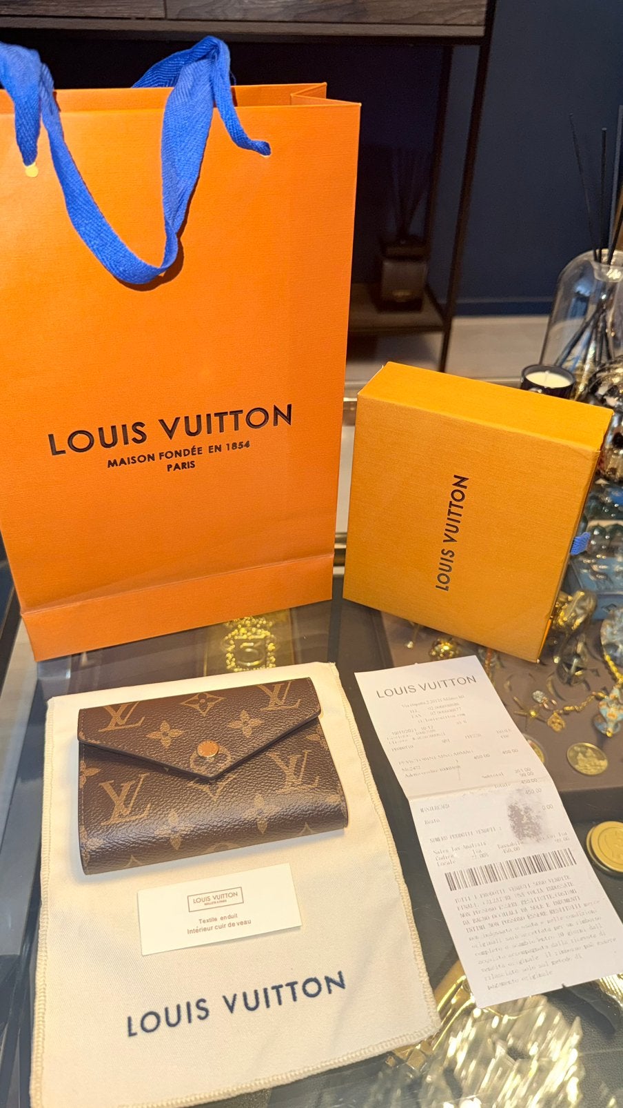 Louis vuitton portemonnee origineel met bon nieuw, Overige merken, Bruin, Nieuw, Ophalen of Verzenden