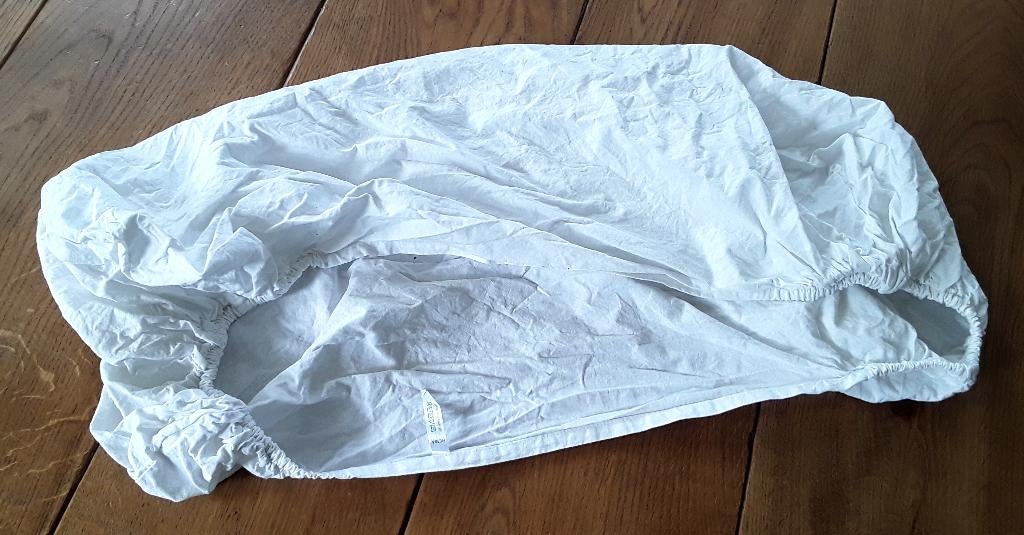 Hoeslaken voor matrasje van wieg of kinderwagen - Hema, Kinderen en Baby's, Jongetje of Meisje, Wit, Overige typen, Ophalen of Verzenden