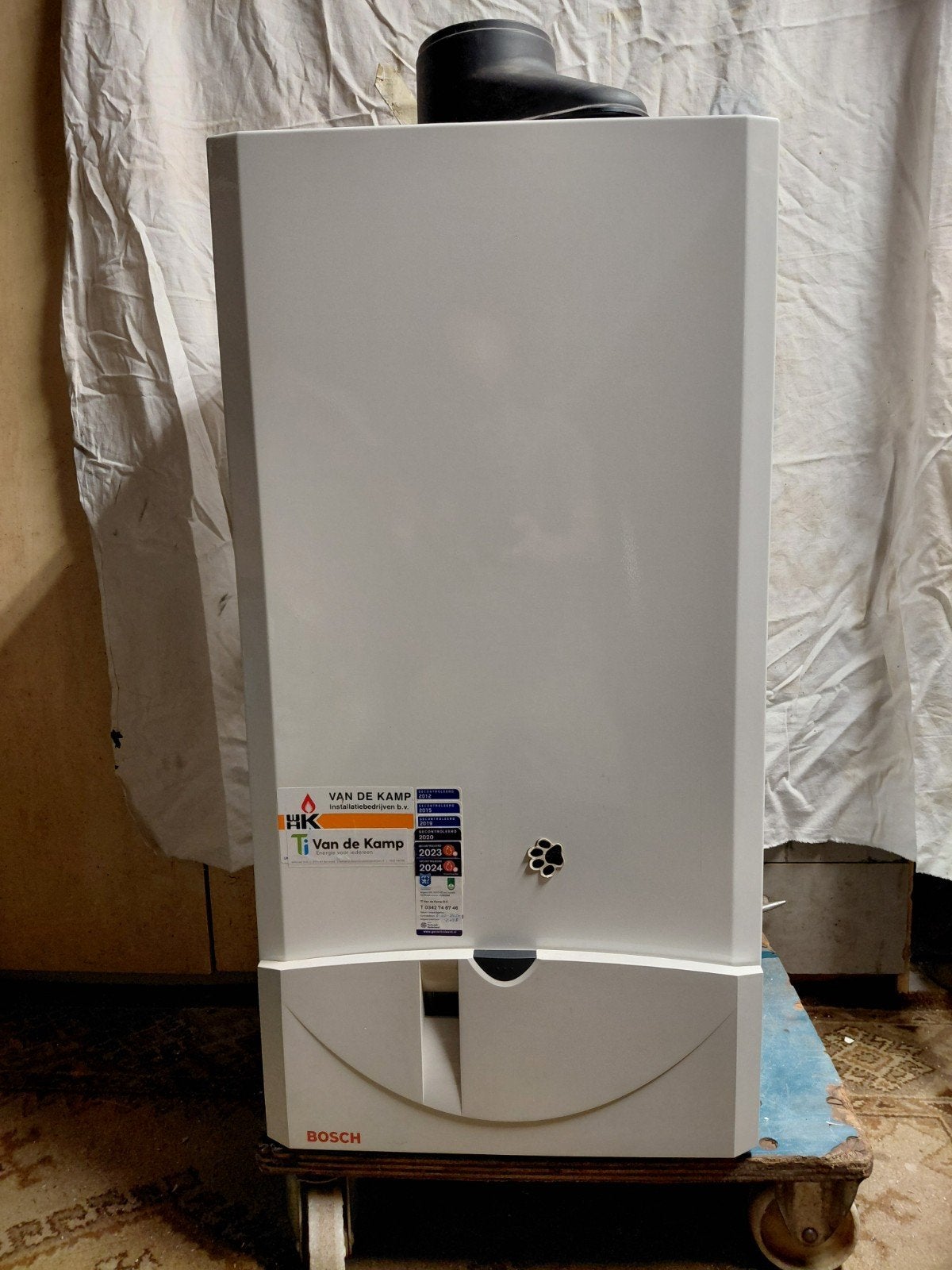 Bosch  HR. CV ketel met RGA en thermostaat., Doe-het-zelf en Verbouw, Verwarming en Radiatoren, Ophalen, 30 tot 80 cm, Gebruikt