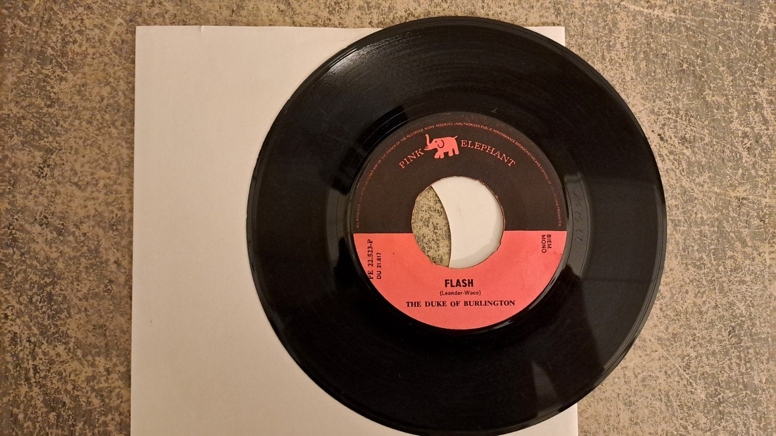 The duke of burlington  - flash, Ophalen of Verzenden, Gebruikt, 7 inch, Pop