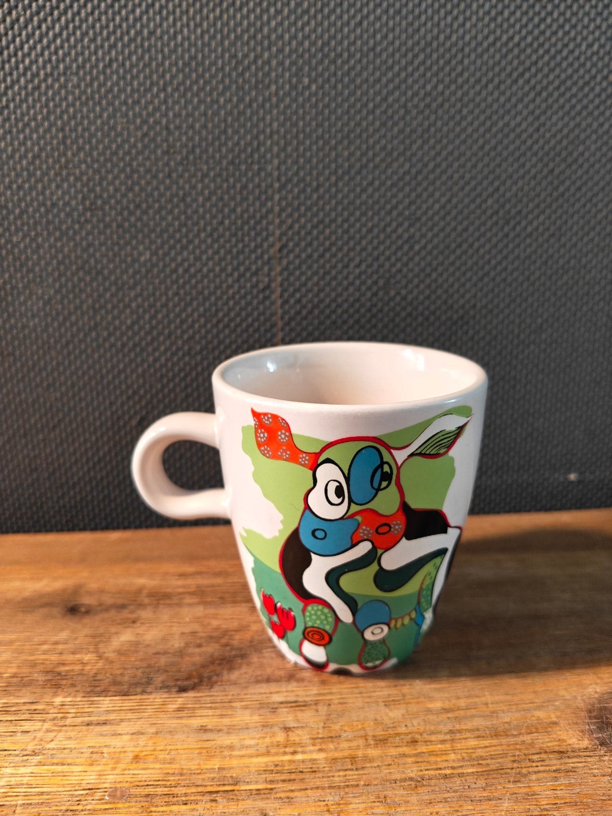 Douwe Egberts Marianne Rebel mok Mosa 2003, Gebruikt, Overige merken, Keramiek, Modern