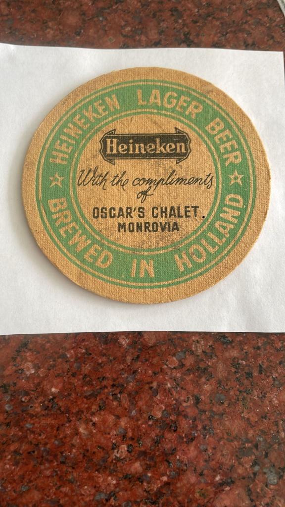 Heineken viltje export oud, Verzamelen, Verzenden, Gebruikt, Viltje(s), Heineken