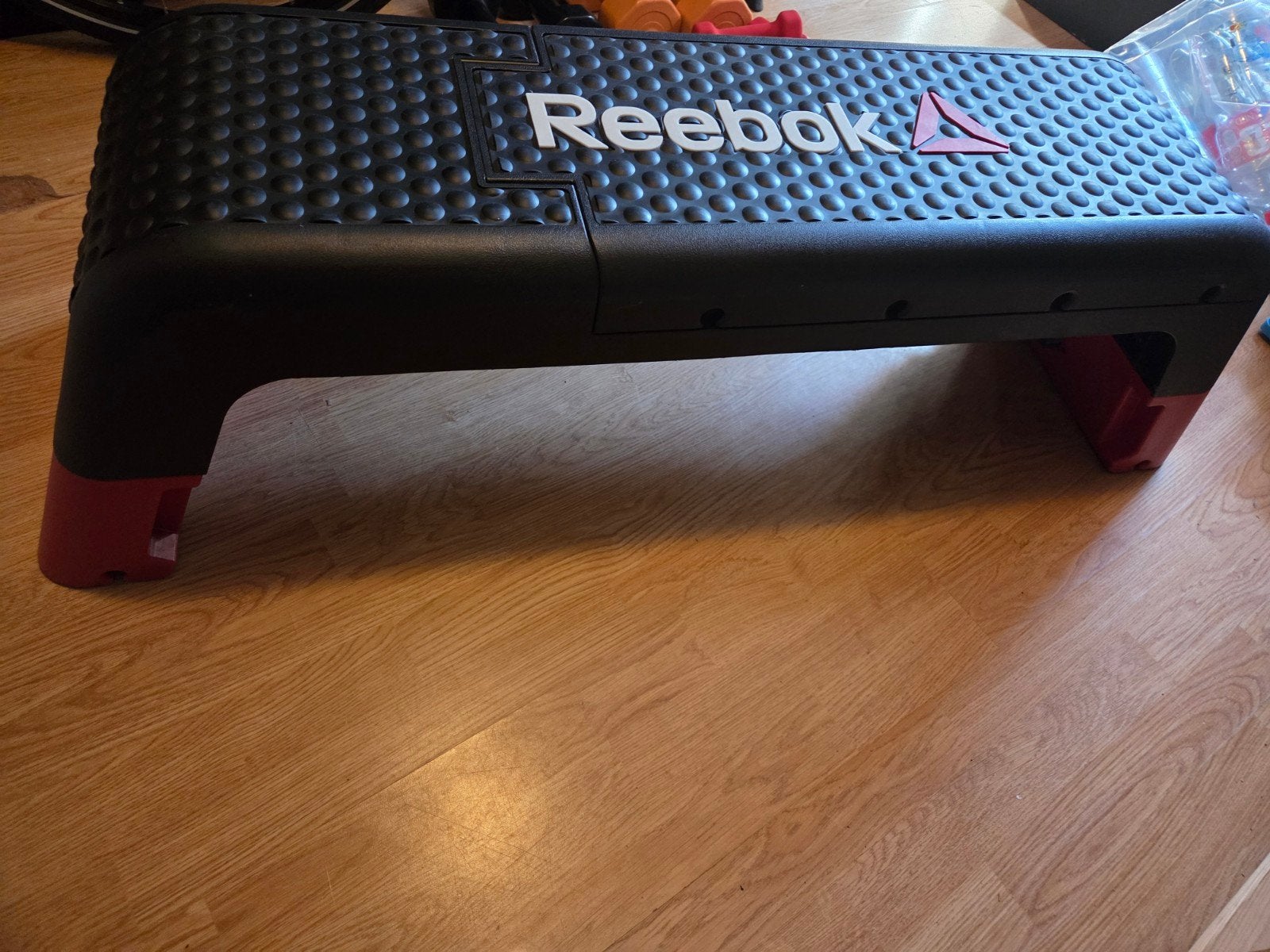 Reebok Stepbank met Weerstandsbanden - RSP-16170, Ophalen, Zo goed als nieuw, Benen, Stepbank