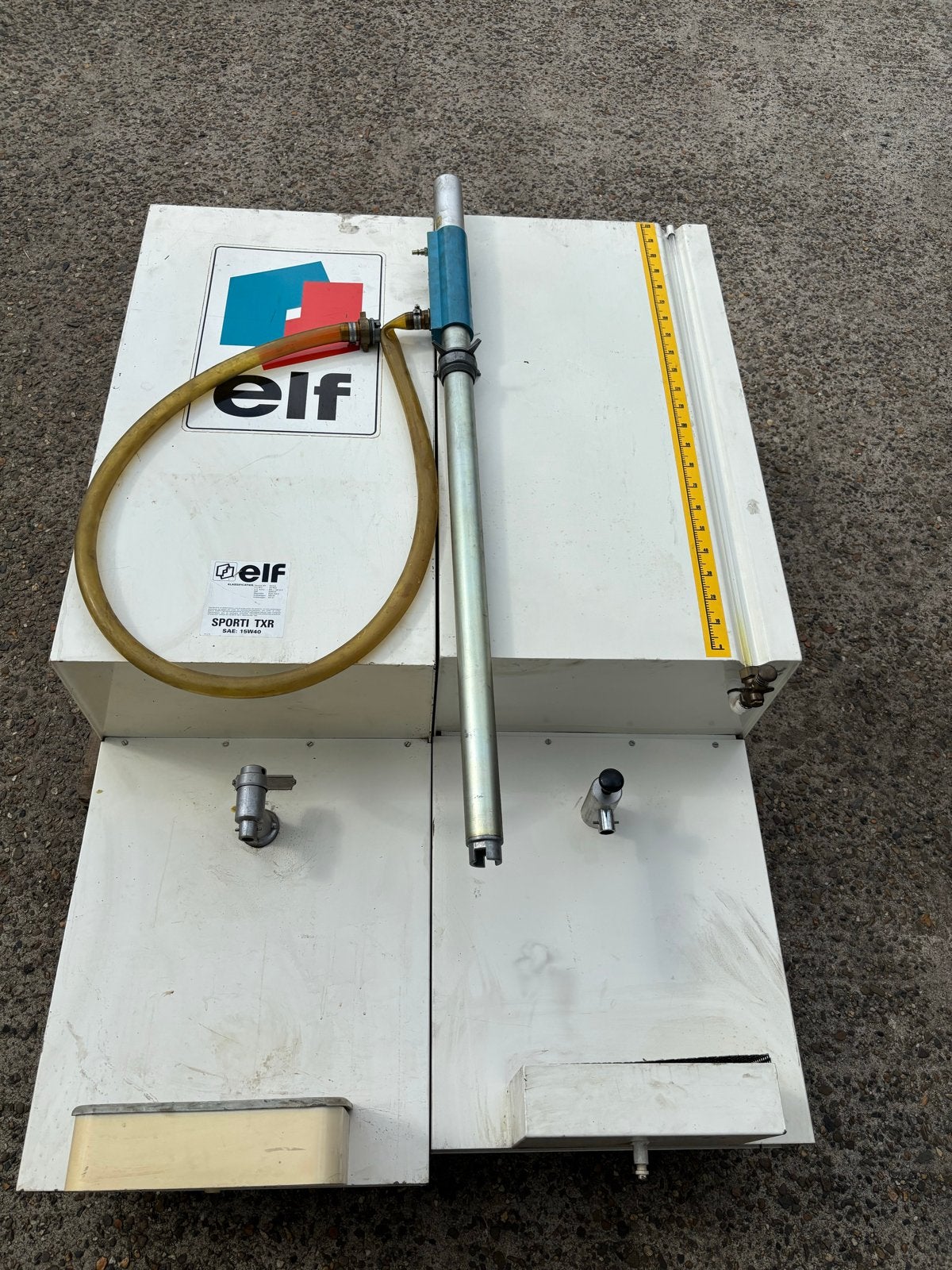 200l bulk , tank, Olie Dispenser met Pomp (2x), Ophalen