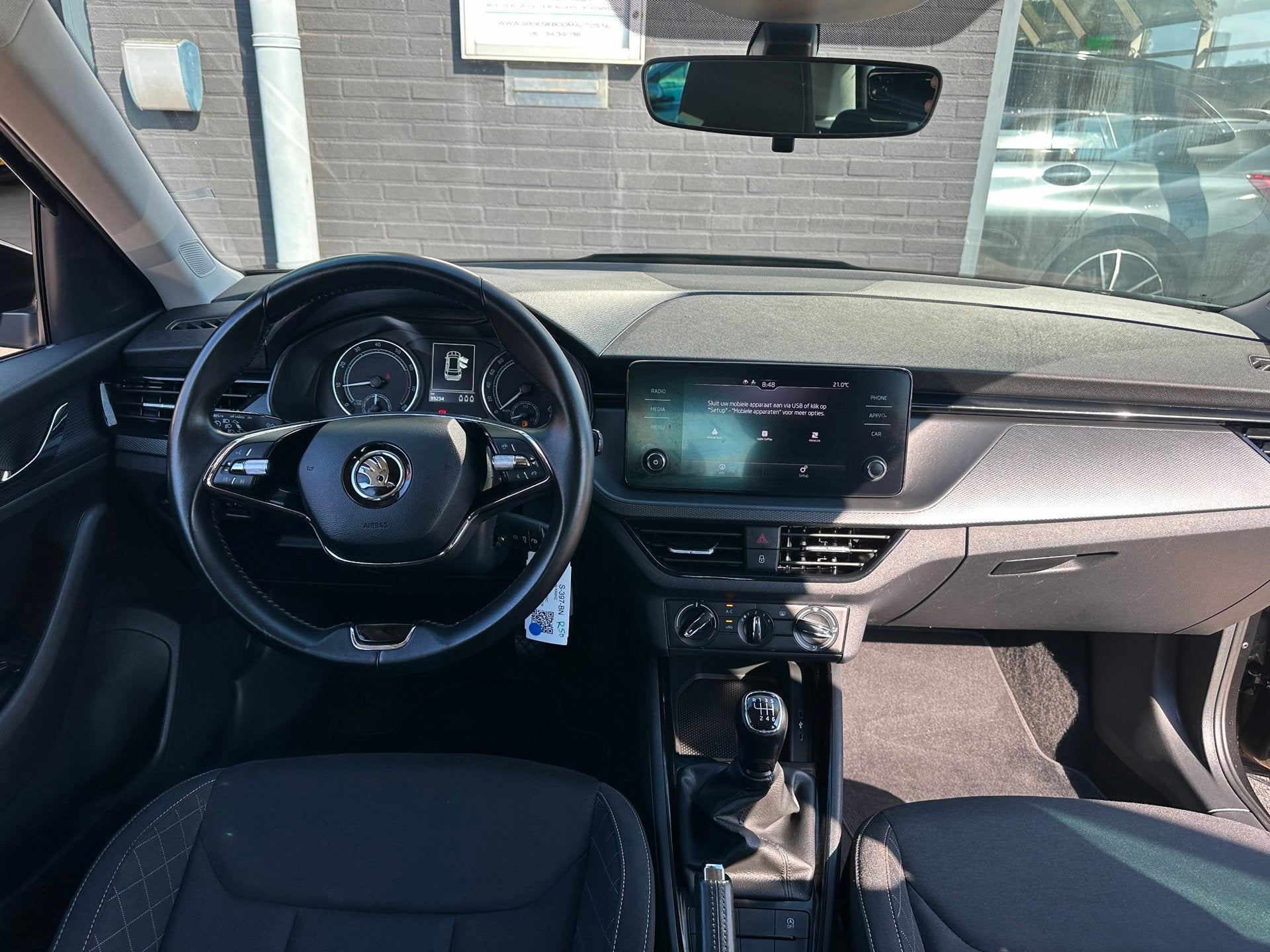 Skoda Kamiq 1.0 TSI Ambition/1STE EIG/APP-CONNECT/PDC/AIRCO/, Auto's, Stof, Gebruikt, Euro 6, 620 kg