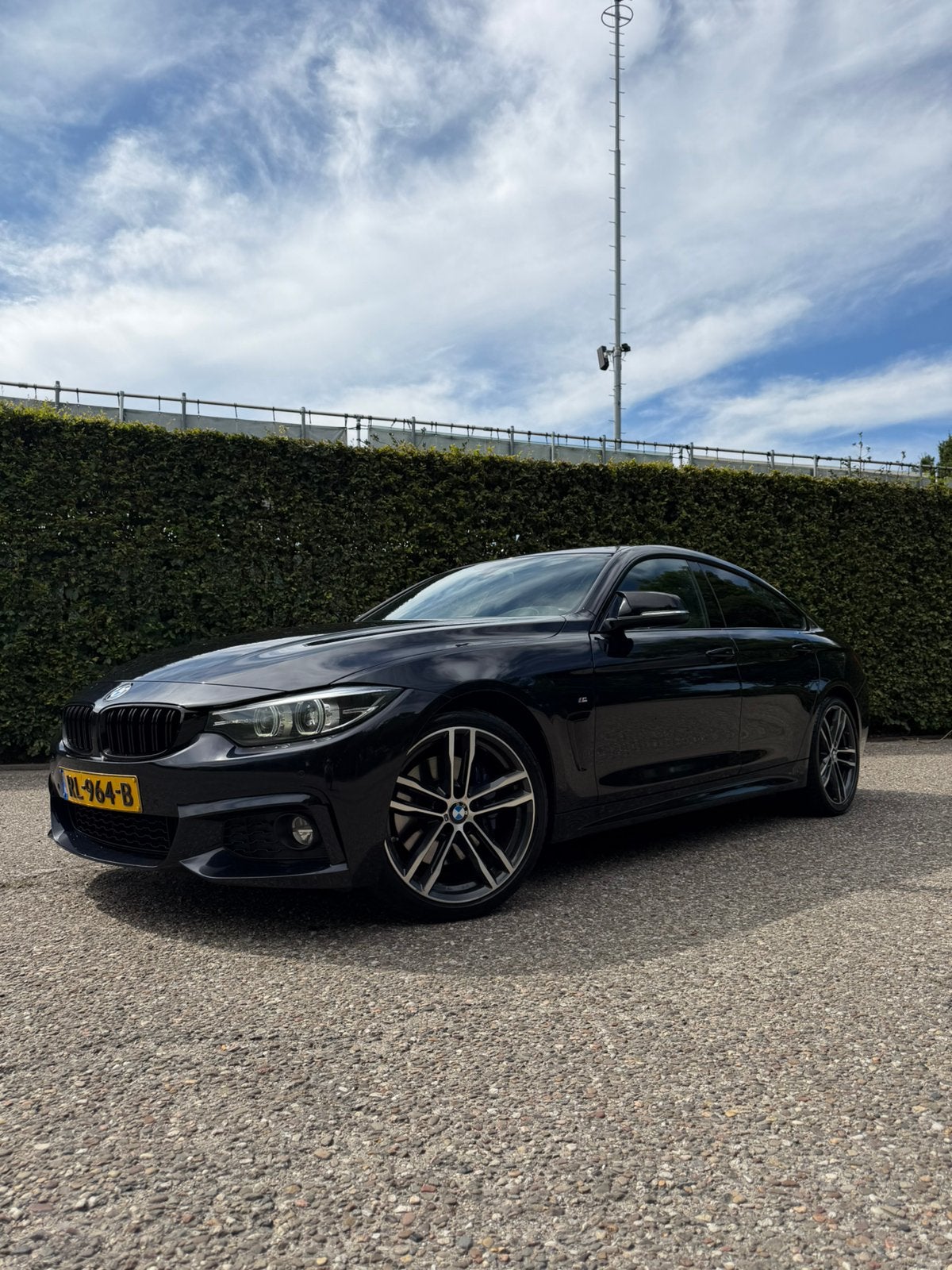 BMW 4-Serie Gran Coupé 420i | M-Sport | H&K | DAK | NL-auto!, 1998 cc, Achterwielaandrijving, 4 cilinders, Zwart