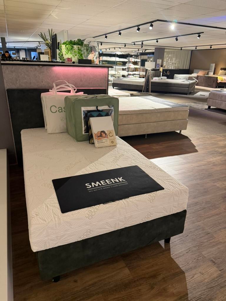 Foto 5 van Smeenk Boxspring 120x210 NIEUW! Helemaal compleet! KORTING!