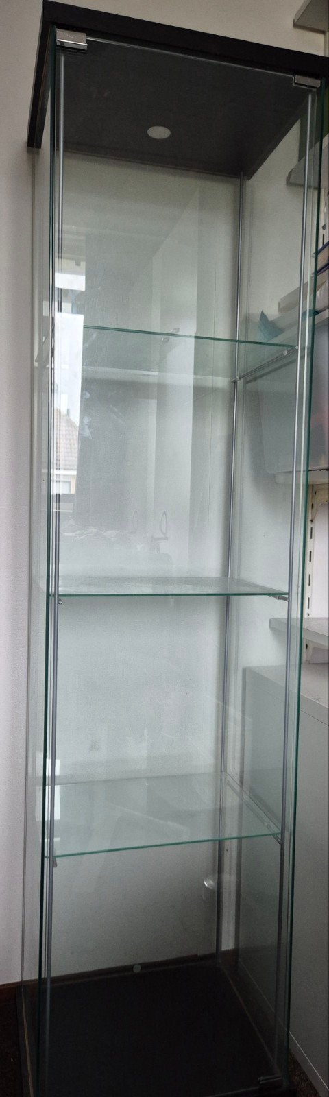 vitrinekast ikea, Ophalen, Minder dan 50 cm, Zo goed als nieuw, 150 tot 200 cm