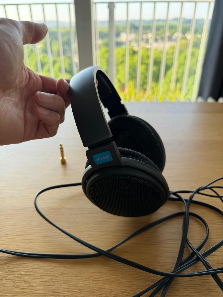 Sennheiser HD 600, Audio, Tv en Foto, Koptelefoons, Ophalen of Verzenden, Zo goed als nieuw, Over oor (circumaural), Sennheiser