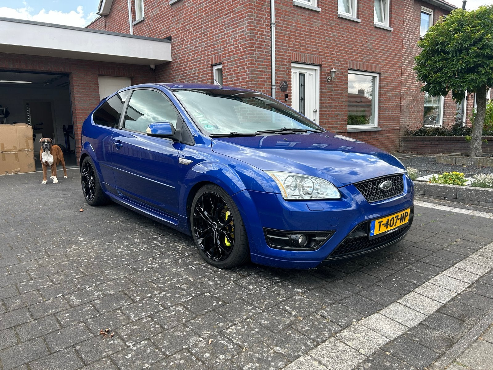 Ford Focus 2.5 20V Turbo 300Pk Dreamscience! Nieuwe APK!, Auto's, Stof, Blauw, 2521 cc, Handgeschakeld