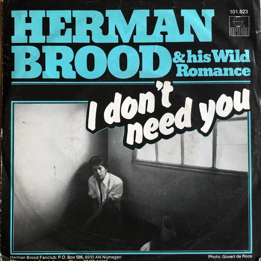 1979	Herman Brood & His Wild Romance 	I Don't Need You, Fotohoes, 7 inch, Ophalen of Verzenden, Zo goed als nieuw