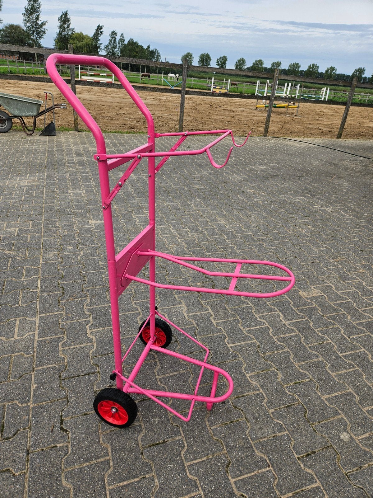 mooie roze zadelkar, Dieren en Toebehoren, Ophalen, Zo goed als nieuw