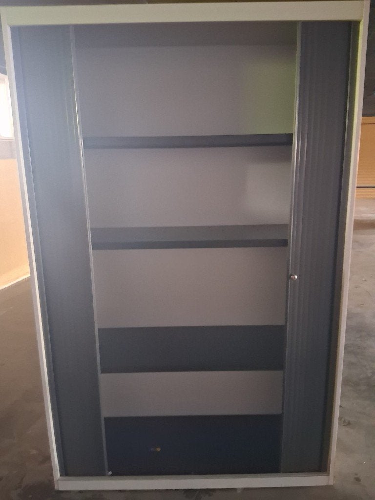 Roldeurkast, stalen kast, Ophalen, Gebruikt, 100 tot 150 cm, 150 tot 200 cm