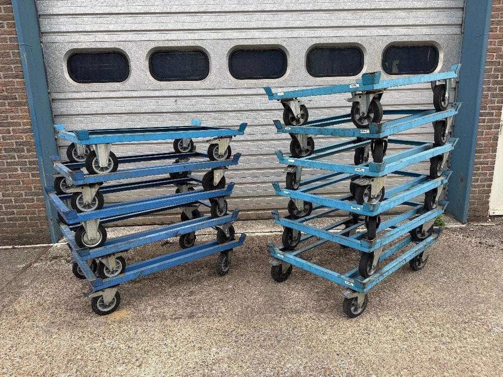 Palletonderwagen Pallet onderwagen wagen 120x80, Doe-het-zelf en Verbouw, Transportwagens, Minder dan 60 liter, Ophalen, Gebruikt
