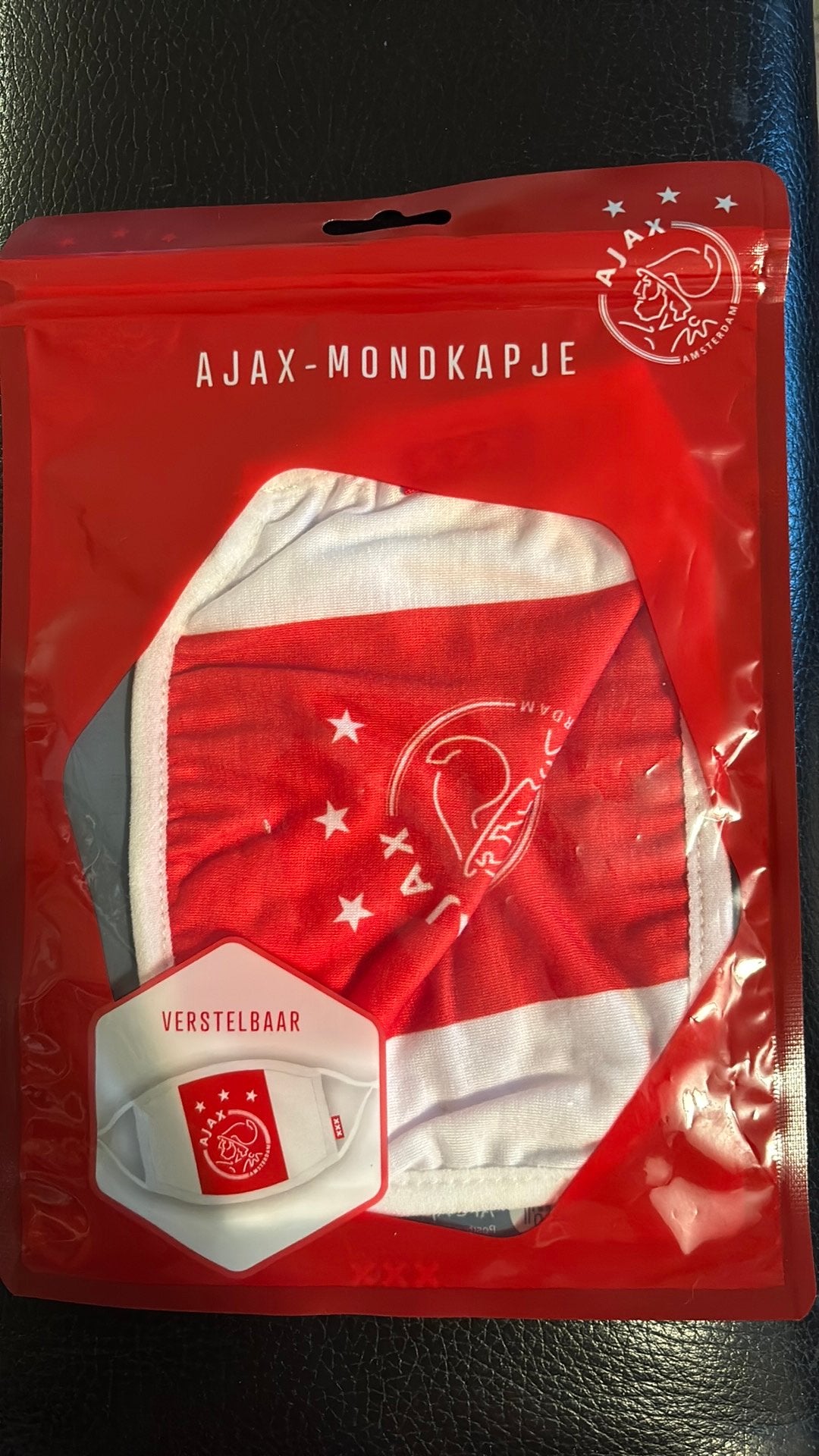 AJAX Amsterdam 2020 AJAX-MONDKAPJE CORONATIJD in verpakking, Ophalen of Verzenden, Nieuw, Ajax, Overige typen