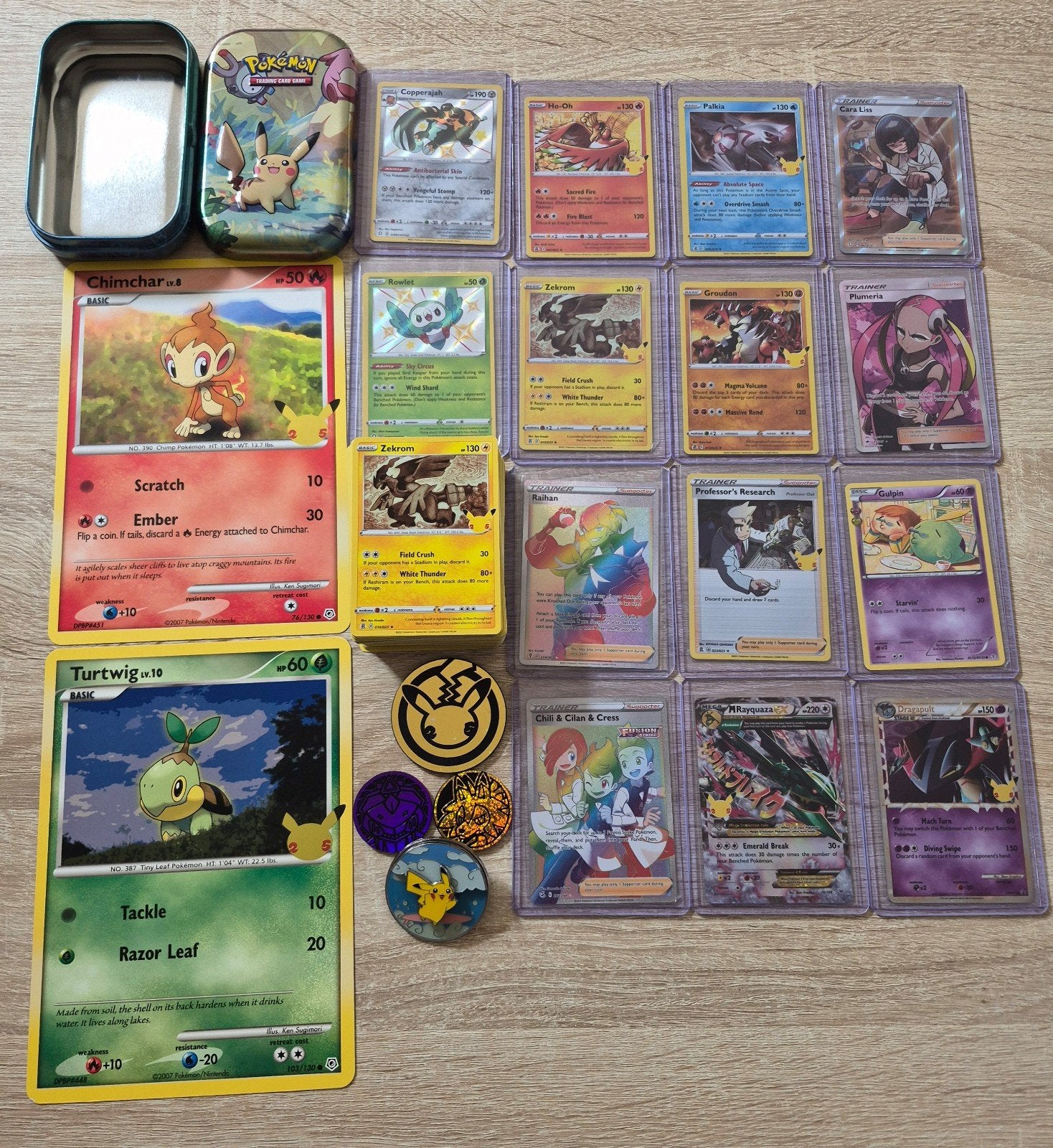 Pokemom diverse set en spullen, Ophalen of Verzenden, Gebruikt, Losse kaart, Foil