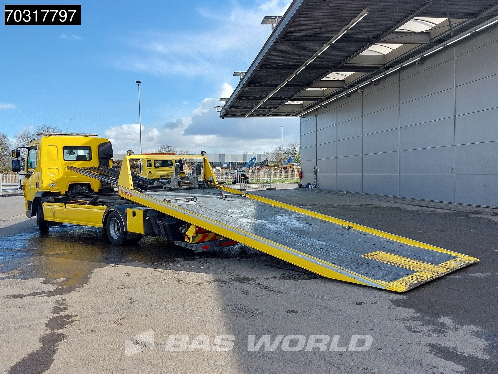 DAF LF LF 230 4X2 NL-truck APK Jige Simplex 5T Abschleppwage, Stof, Euro 6, Stoelverwarming, Geel