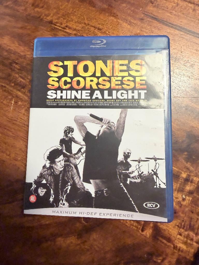 Rolling Stones Shine a Light Bluray, Cd's en Dvd's, Blu-ray, Ophalen of Verzenden, Zo goed als nieuw, Muziek en Concerten